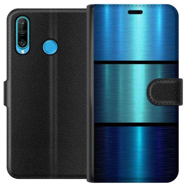 Huawei P30 lite Tegnebogsetui Blå