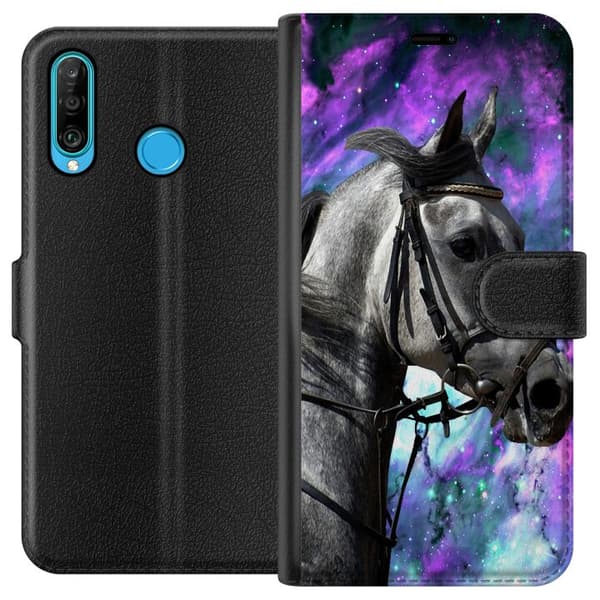 Huawei P30 lite Tegnebogsetui Hest