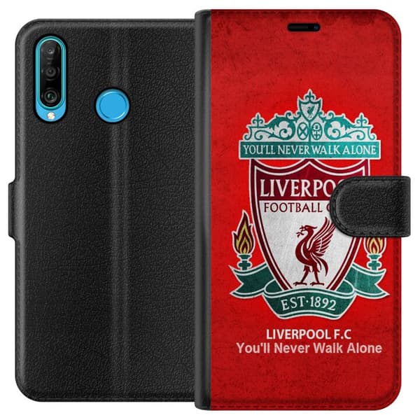 Huawei P30 lite Tegnebogsetui Liverpool