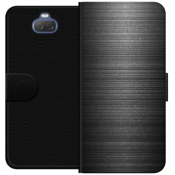 Sony Xperia 10 Plus Lompakkokotelo Höyrypuhallettu Metalli
