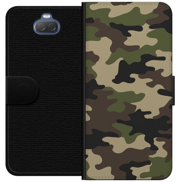 Sony Xperia 10 Plus Lompakkokotelo Metsä camo