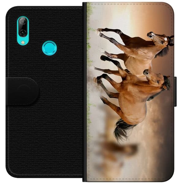 Huawei P smart 2019 Lompakkokotelo Hevoset