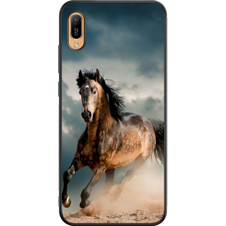 Huawei Y6 (2019) Svart Skal Häst