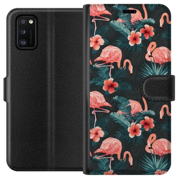 Samsung Galaxy A41 Plånboksfodral Flamingo