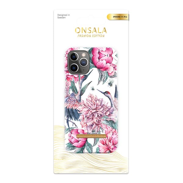 ONSALA COLLECTION Mobil Cover Soft Pink Crane iPhone 11 PRO