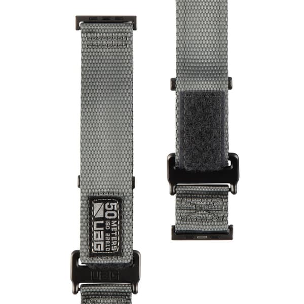 Urban Armor Gear (UAG) Apple Watch 44/45/46mm/Apple Watch Ultra Armbånd Active Strap LE GRå