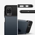Pikkukuva 2 / 3: Spigen Samsung Galaxy A12 Kuori Slim Armor Metal Slate