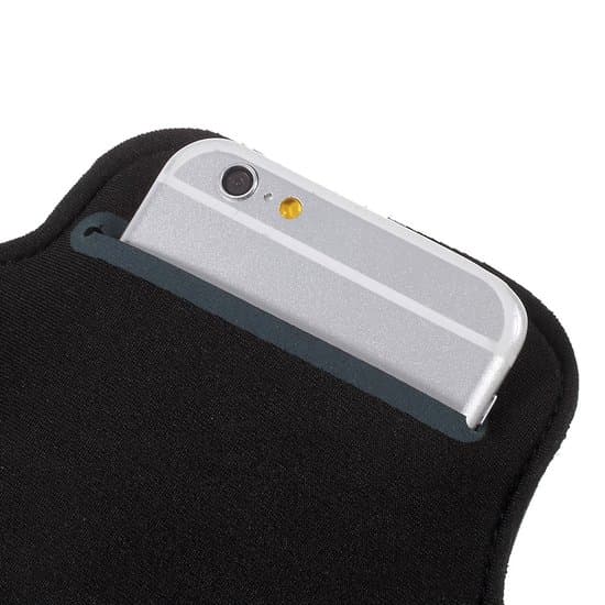Sportarmband för iPhone SE (2020) / 7 / 8 / 6s / 6 - svart