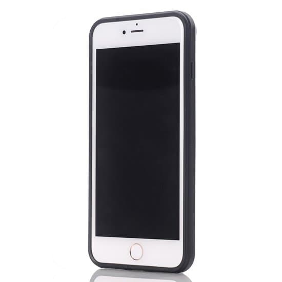 iPhone 7/8 plus hybridfodral levyillä 2 lyhyelle - hopea