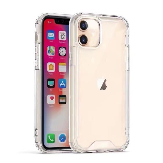 iPhone 12 mini bumper case TPU + akryl - transparent