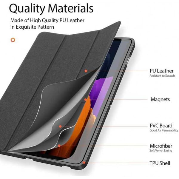 Samsung Tab S7 / Tab S8 11.0 Fodral Dux Ducis Domo Svart