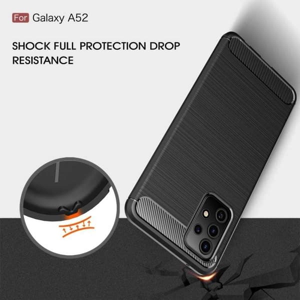Samsung A52/A52s 4G/5G Shockproof Shell SlimCarbon