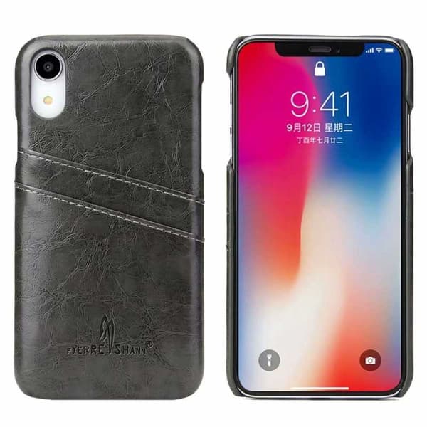 iPhone XR Iskunvaimennuskorttikotelo Retro