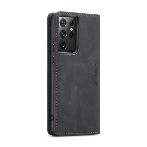 Samsung S21 Ultra Eksklusiv Elegant Flip Case CaseMe 3-RUMMET