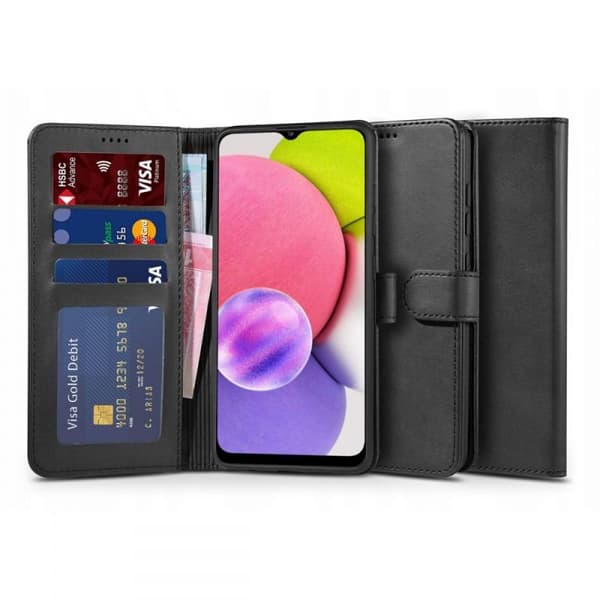 Samsung A02s Plånboksfodral PU-Läder 4-FACK