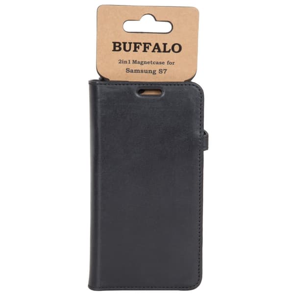 BUFFALO Lommebokveske Samsung S7 Svart