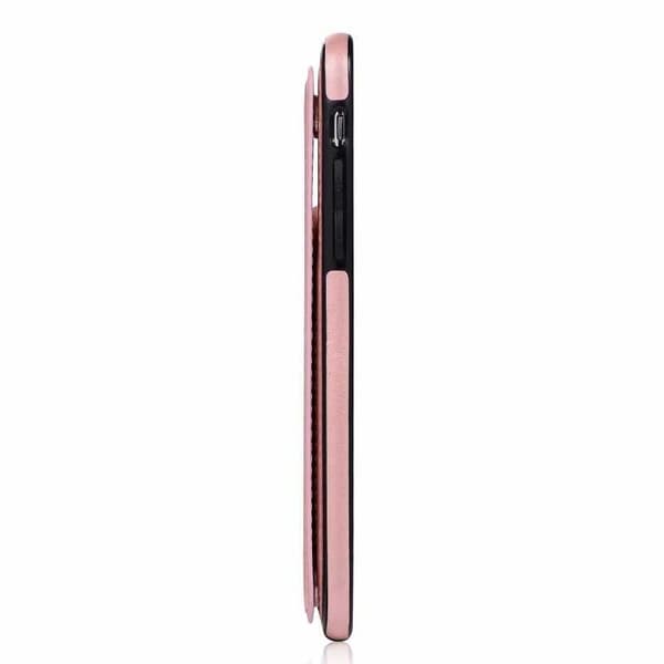 iPhone X Stöttåligt Skal Korthållare 3-FACK Flippr V2 - Rosenguld