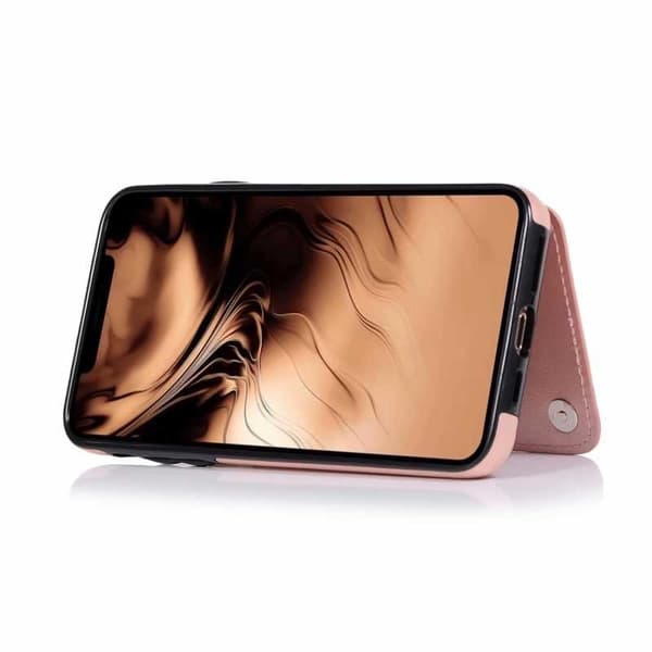 iPhone 11 Pro Iskunkestävä Kotelo Korttiteline 3-POCKET Flippr V2