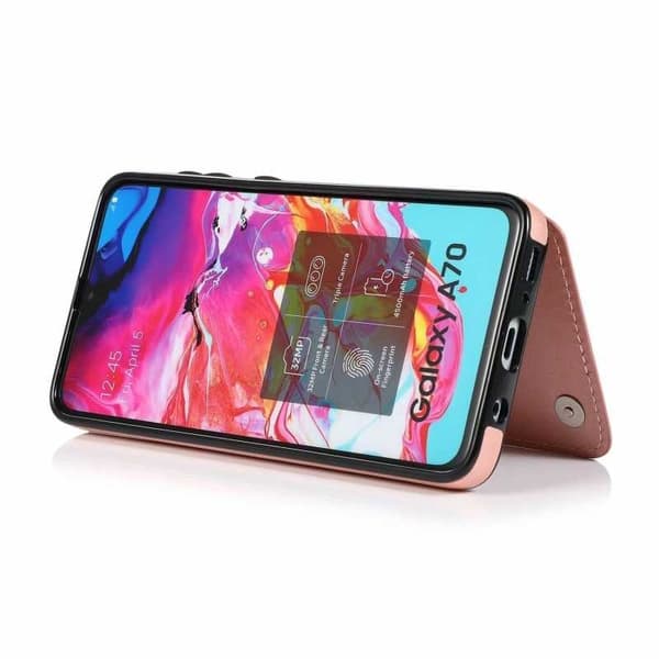 Samsung A70 Shockproof Cover Card Holder 3-SLOT Flippr V2