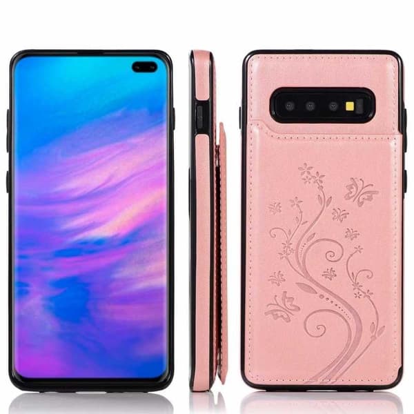 Samsung S10 Iskunkestävä kansikorttipidike 3-POCKET Flippr V2