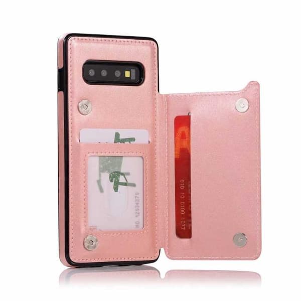 Samsung S10 Iskunkestävä kansikorttipidike 3-POCKET Flippr V2