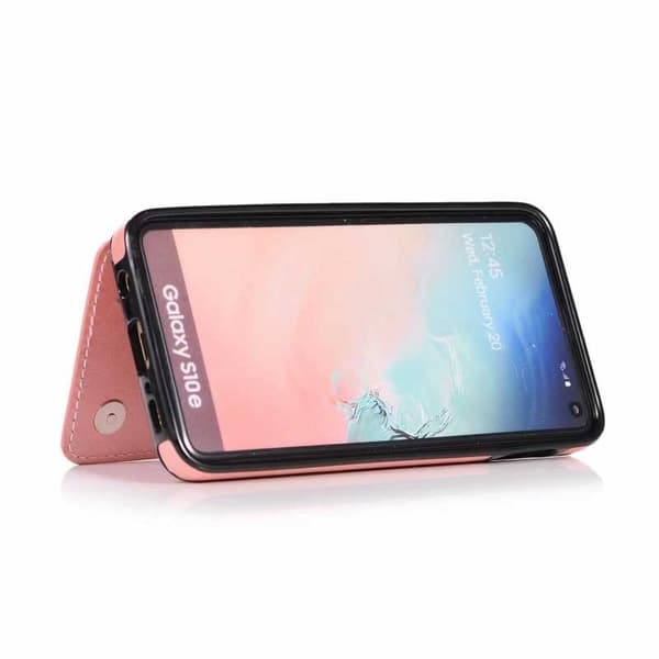 Samsung S10e Iskunkestävä kotelo, 3-taskuinen Flippr V2
