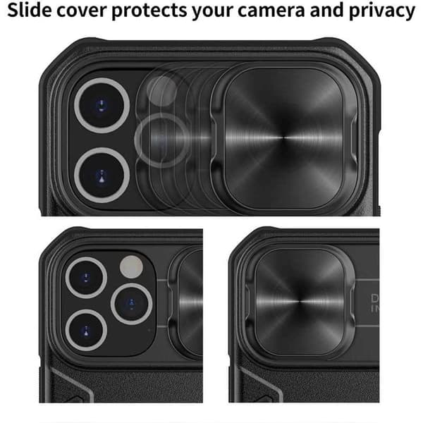 iPhone 12 Pro Max Stöttåligt Skal med Ringhållare Nillkin