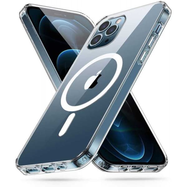 iPhone 12 Pro Max Transparent Stötdämpande Skal MagSafe-Kompatibelt