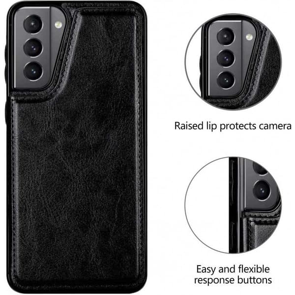 Samsung S21 Plus Shockproof Cover Card Holder 3-SLOT Flippr