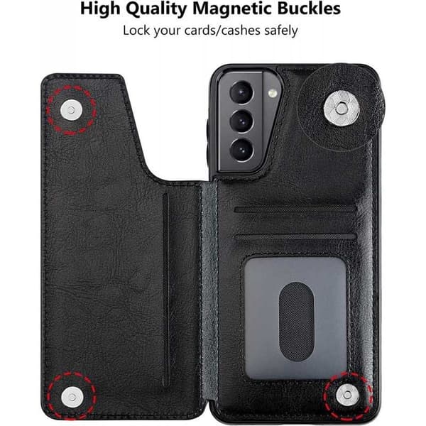 Samsung S21 Plus Shockproof Cover Card Holder 3-SLOT Flippr