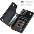 Miniatyrbillede 5 af 6: Samsung S21 Plus Shockproof Cover Card Holder 3-SLOT Flippr