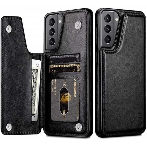 Samsung S21 Plus Shockproof Cover Card Holder 3-SLOT Flippr