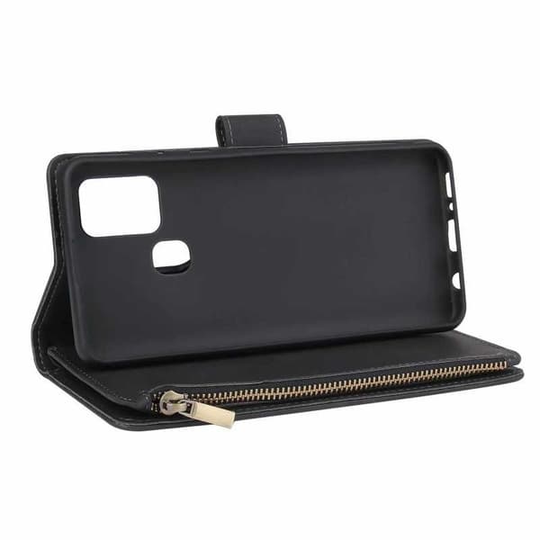 Samsung A21s multifunktionelt pung etui Lynlås 8-rum