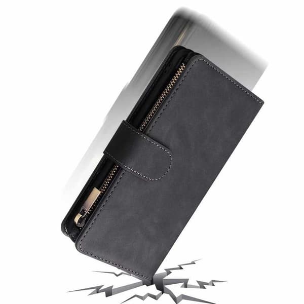 Samsung S10 multifunktionelt pung etui Lynlås 8-rum