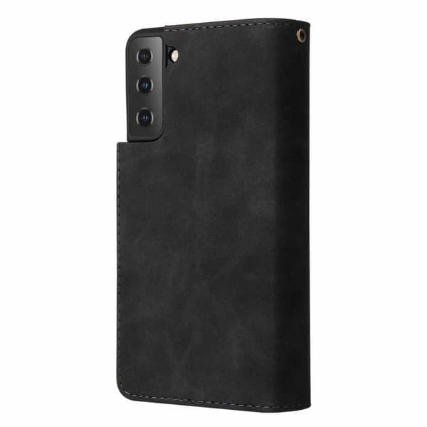 Samsung S21 Plus Multifunktionellt Plånboksfodral Zipper 8-Fack