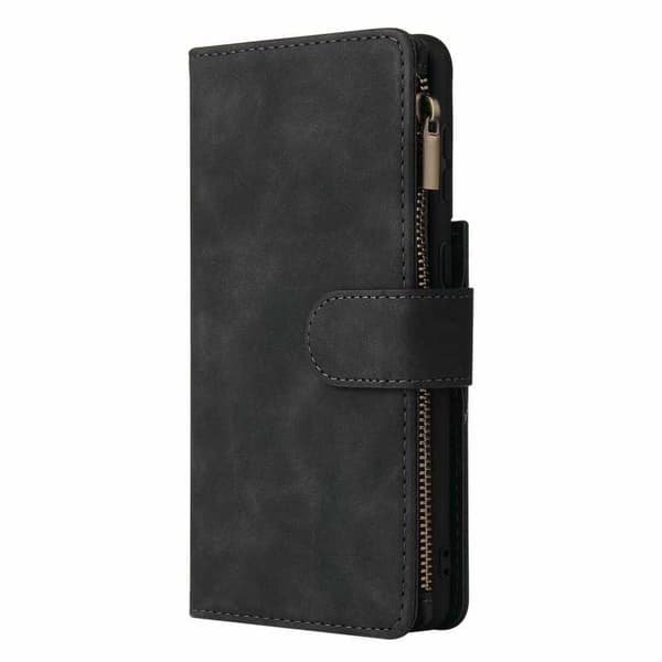 Samsung S21 Plus Multifunktionellt Plånboksfodral Zipper 8-Fack