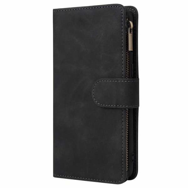 OnePlus 7 multifunktionelt pung etui Lynlås 8-rum