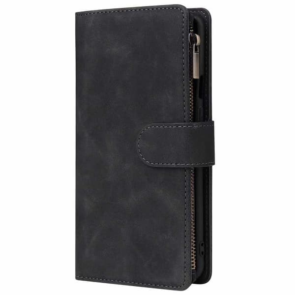 OnePlus 7 Pro Multifunktionellt Plånboksfodral Zipper 8-Fack