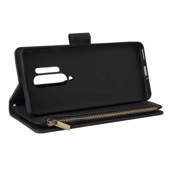 OnePlus 8 Pro Multifunktionellt Plånboksfodral Zipper 8-Fack