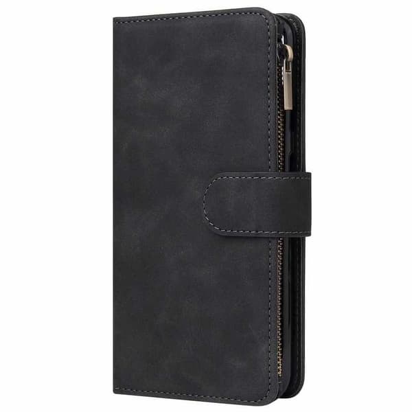 Google Pixel 4 multifunktionelt pung etui Lynlås 8-rum