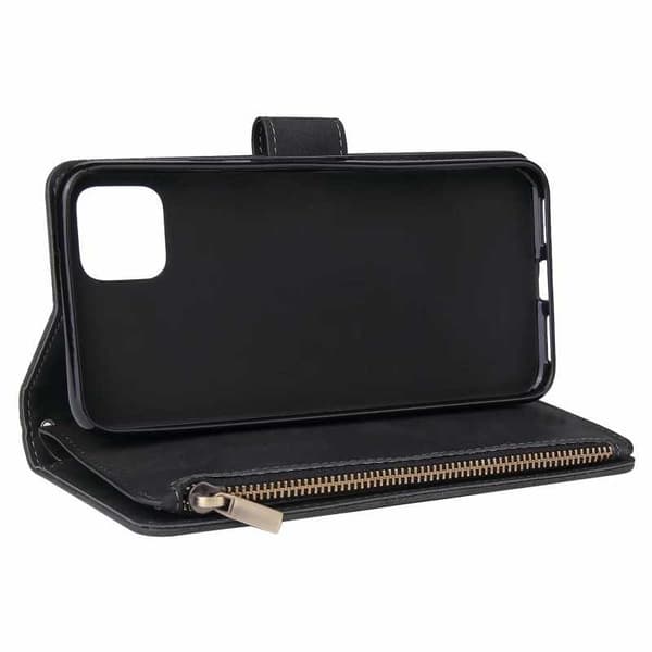 Google Pixel 4 multifunktionelt pung etui Lynlås 8-rum