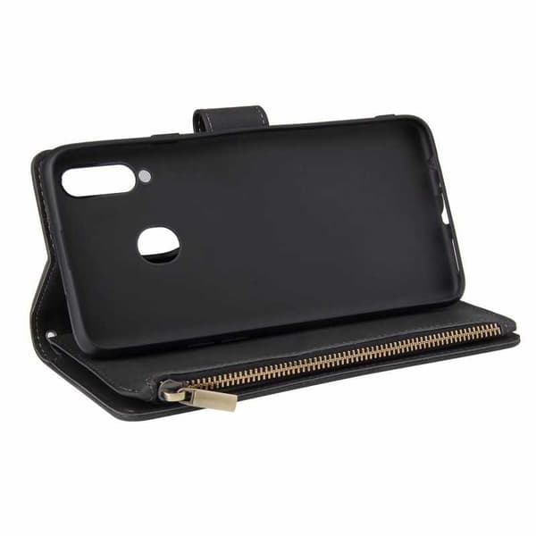 Samsung A20s multifunktionelt pung etui Lynlås 8-rum