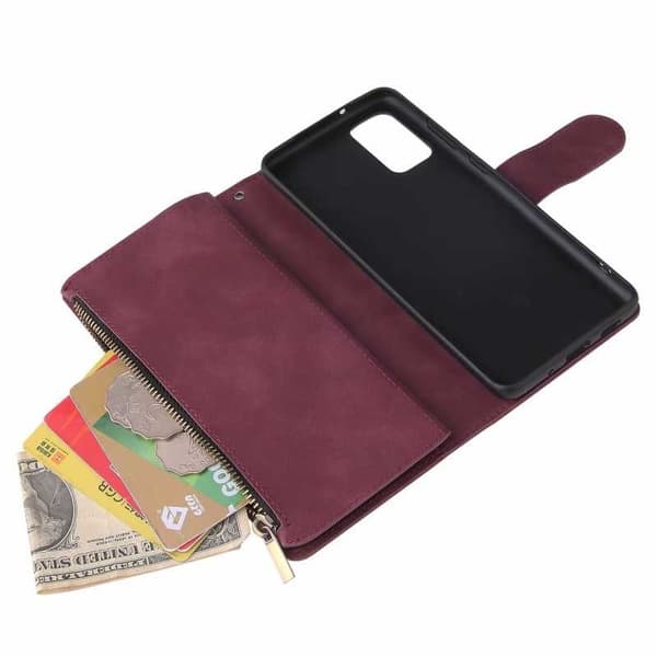 Samsung S20 Multifunktionellt Plånboksfodral Zipper 8-Fack