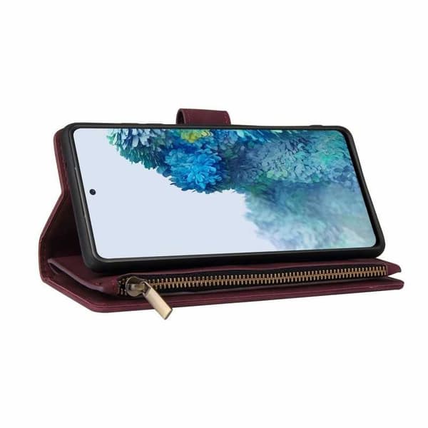 Samsung S20 FE Multifunktionellt Plånboksfodral Zipper 8-Fack