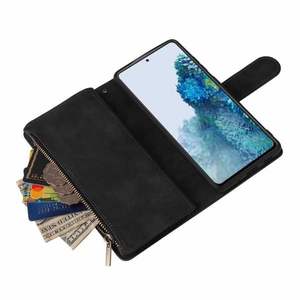 Samsung S20 FE Multifunktionellt Plånboksfodral Zipper 8-Fack