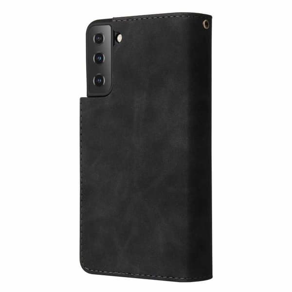 Samsung S21 Multifunktionellt Plånboksfodral Zipper 8-Fack