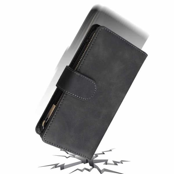 iPhone 7/8/SE (2020) Multifunktionellt Plånboksfodral Zipper 8-Fack