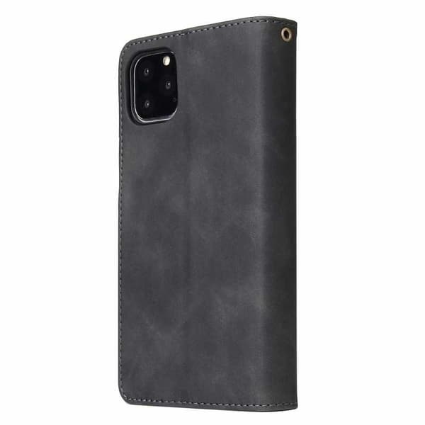 iPhone 11 Pro Max Multifunktionellt Plånboksfodral Zipper 8-Fack
