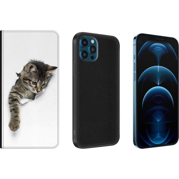 Apple iPhone 12 Pro Lommeboketui Katt