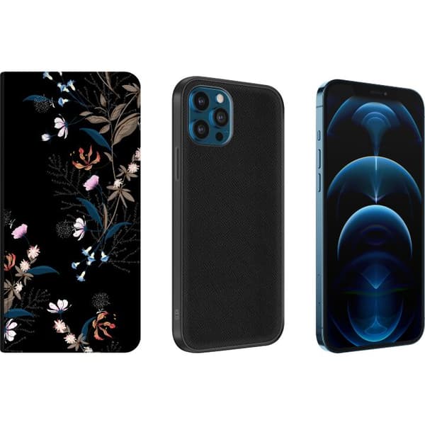 Apple iPhone 12 Pro Lommeboketui Blomster